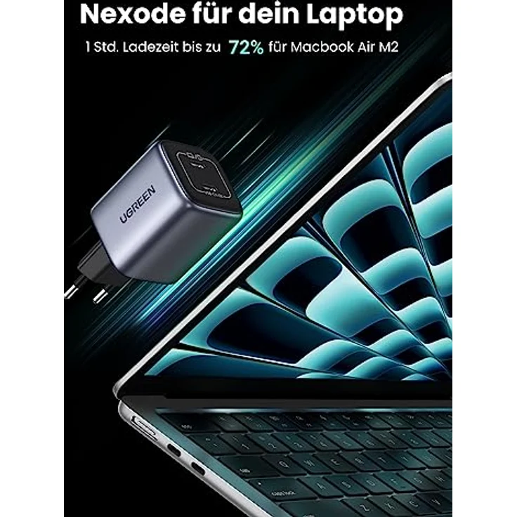 UGREEN Nexode 45W Dual USB-C PD Charger (25W+20W) – Bild 4