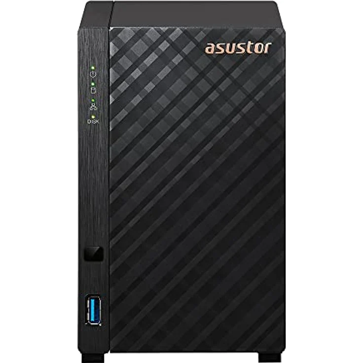 Asustor Drivestor 2 AS1102T 2 Bay NAS Server - Netzwerkspeicher Gehäuse, Quad Core 1.4 Ghz CPU, 2,5 GbE Port, 1GB DDR4 – Bild 2