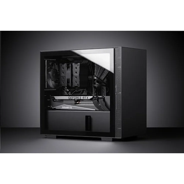 Noctua NH-D9L chromax.black, CPU Kühler in Doppelturm-Bauweise mit 110 mm Höhe und PWM-gesteuertem Lüfter, Schwarz – Bild 5