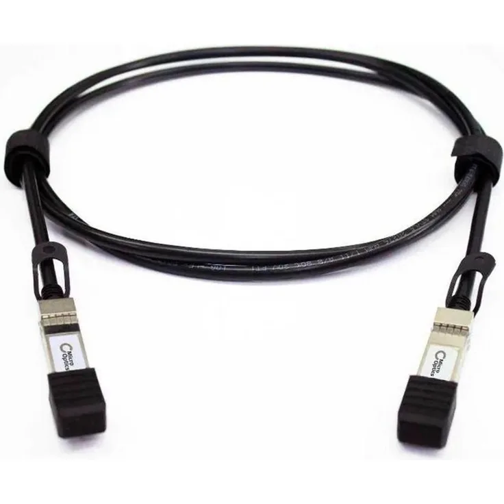 MicroOptics Dell CBL-10GSFP-DAC-2M, Transceiver mit nahtloser Konnektivität, Schwarz