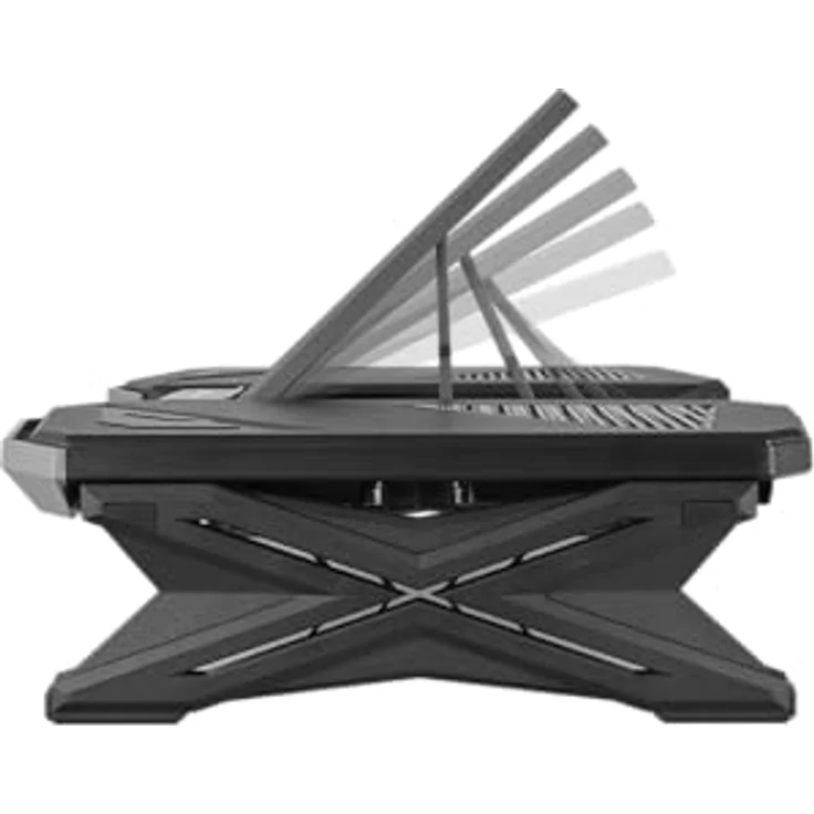 Thermaltake Massive Air Notebook Cooler | 15 Zoll | Black, Flexibles Design für gesunde Körperhaltung und optimierten Airflow – Bild 3