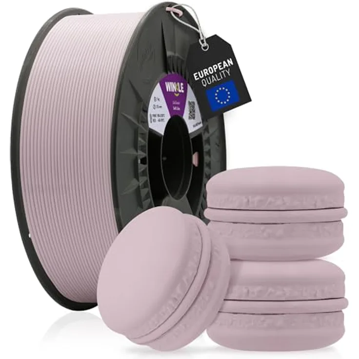 WINKLE PLA HD Pastell Filament 1.75mm Flieder, 300g Spule, kompatibel mit FDM Druckern, Maßgenauigkeit +/- 0.05mm