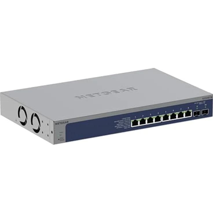 Netgear XS508TM, 10-Port Netzwerk Switch mit Cloud-Management, Grau – Bild 1