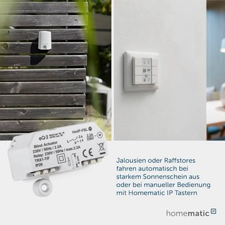 Homematic IP Jalousieaktor – Unterputz (HmIP-FBL) – Bild 5