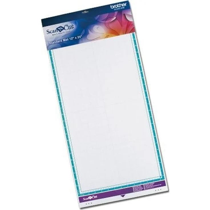 Brother Standardmatte CAMATF24, 30,5 x 61 cm für Schneideplotter und Bastelarbeiten, vielseitig einsetzbar für Textilien und handgeschöpftes Papier