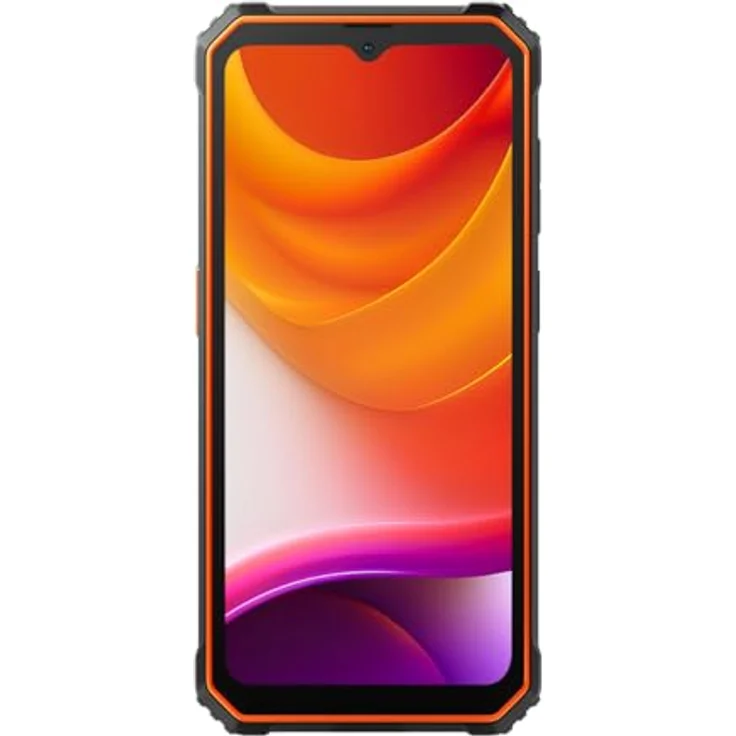 Blackview BV4800 SE Outdoor Smartphone, 6,56 Zoll HD+ Display, 12GB RAM, 64GB ROM, IP68/IP69K, 5100mAh Akku, Dual-Kamera, Android 15, Schwarz (Orange) – Bild 2
