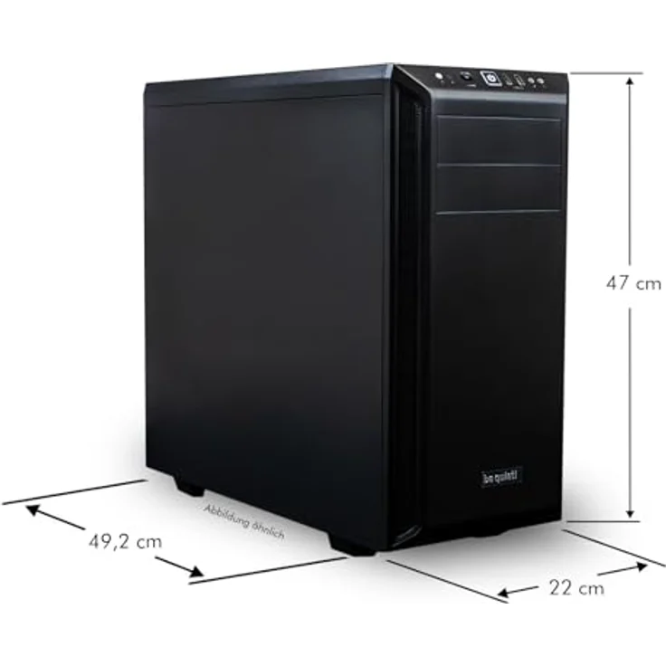 dcl24.de Office Business-PC Ryzen 9 7900X, GeForce RTX 3050, 32 GB RAM, 1000 GB SSD, Schwarz, Windows 11 Pro, WLAN – Bild 6
