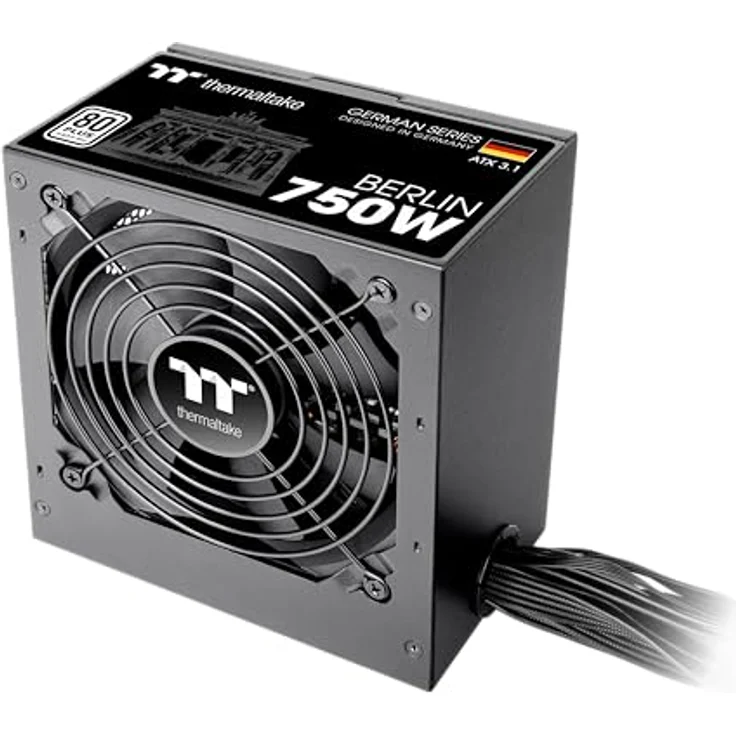 Thermaltake Berlin 750W Netzteil | ATX 3.1 | 12V-2 * 6 Pin | German Series | Geräuscharmer 120mm Lüfter – Bild 2
