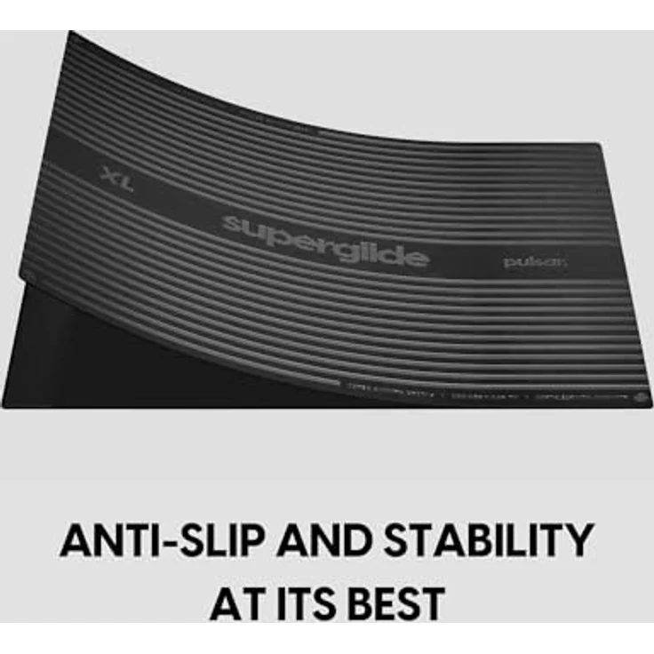 Pulsar Gaming Gears Superglide Pad v3 Type-S, Aluminium-Silikatglas Gaming-Mauspad, weiche R-Edge, rutschfeste Silikonbasis, 490 mm x 420 mm (XL, Weiß) – Bild 5