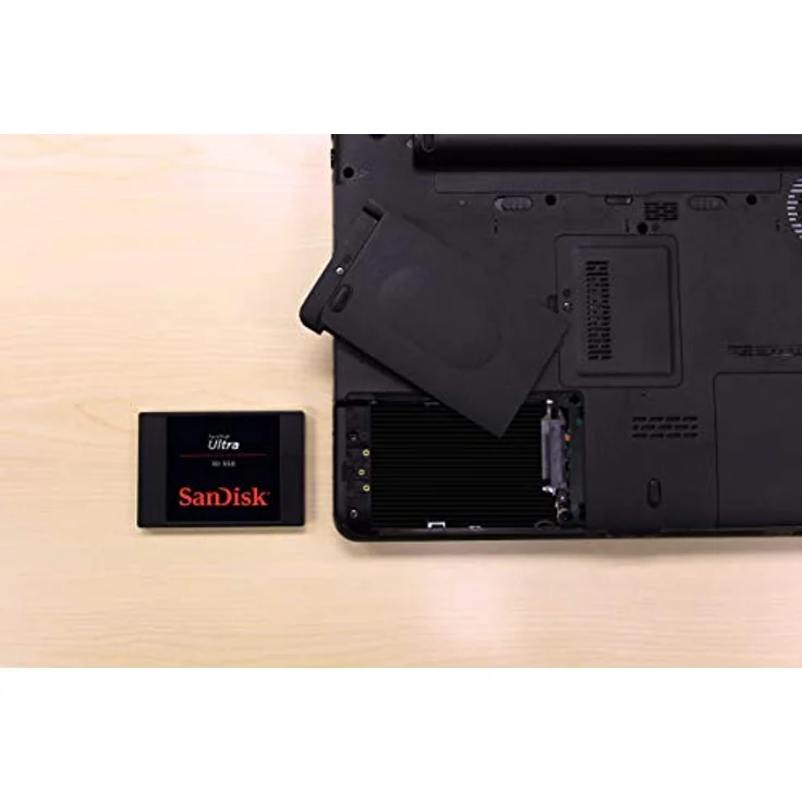 SanDisk Ultra 3D SSD 1 TB SSD interne SSD Festplatte (SSD intern 2,5 Zoll, stoßbeständig, 3D NAND-Technologie, n-Cache 2.0-Technologie, 560 MB/s Übertragungsraten) Schwarz – Bild 5