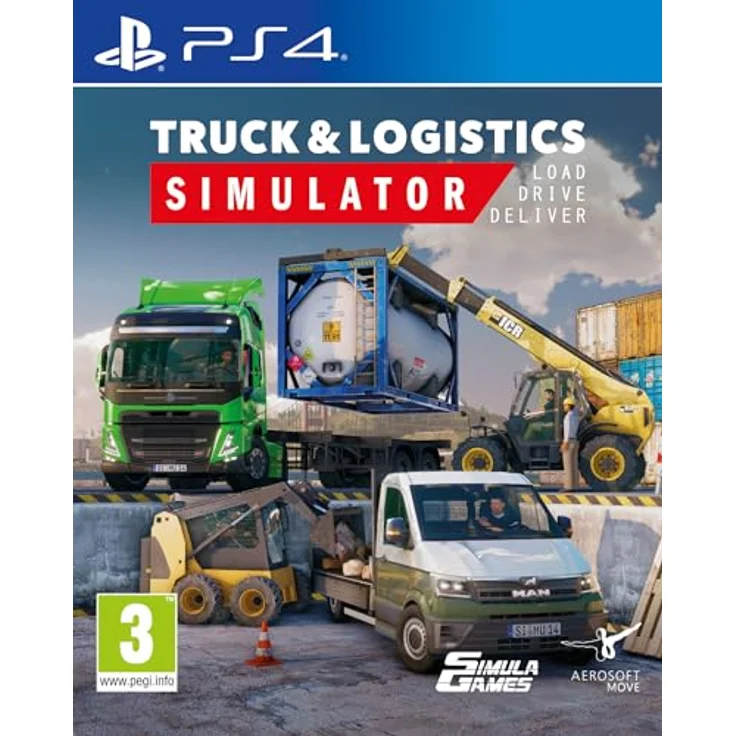 AEROSOFT Truck and Logistics Simulator, PS4-Spiel für realistische Transport- und Logistik-Simulation – Bild 1