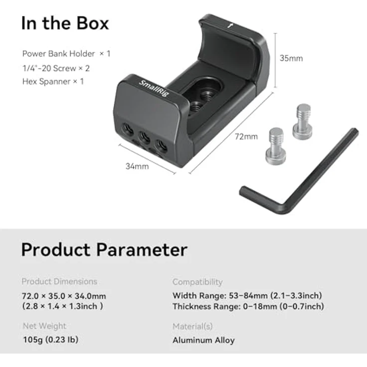 SmallRig Holder for Portable Power Banks (BUB2336) – Bild 9