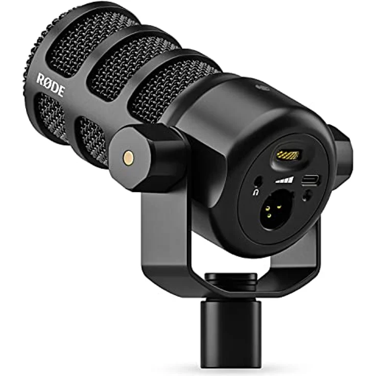 Rode Podmic USB XLR Mikrofon + PSA-1+ Plus Gelenkarm-Stativ + keepdrum XLR-Kabel – Bild 5