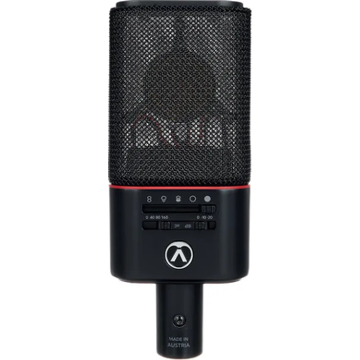 Austrian Audio OC818 Black Studio Set, Kondensator-Großmembranmikrofon mit wechselbarer Richtcharakteristik, Schwarz