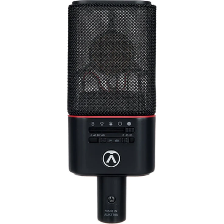 Austrian Audio OC818 Black Studio Set, Kondensator-Großmembranmikrofon mit wechselbarer Richtcharakteristik, Schwarz