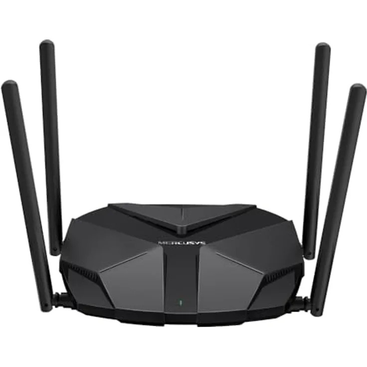 Mercusys MR85X Wi-Fi 6 WLAN-Router, Dualband AX3000 mit 2,5G-Port, 3 Gigabit-Ports, WPA3, OpenVPN-Unterstützung und Kindersicherung