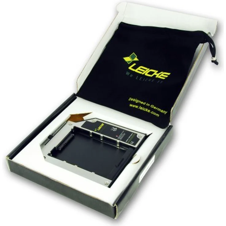 LEICKE DUAL SATA 2.HDD-SSD Universeller SATA-zu-SATA-Festplattenadapter der zweiten Generation für alle 12,7 mm dicken Notebook-Laufwerksschächte |LEICKE mit Hyper-Speed-Technologie (optimiert für SSD) Kompatibel mit IBM ThinkPad,Dell,HP,Lenovo,Acer usw.. – Bild 2