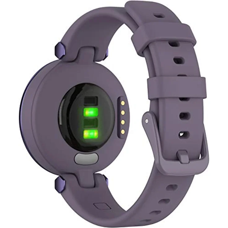Shieranlee Armband für Garmin Lily, Silikon Ersatzarmband in Schwarz, individuell einstellbar für Damen – Bild 3