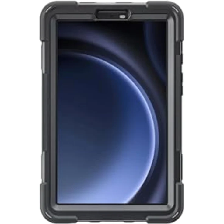4smarts Rugged Tablet Tasche für Galaxy Tab A9, robuste Tablet Hülle mit Multifunktionsgriff, schwarz – Bild 1