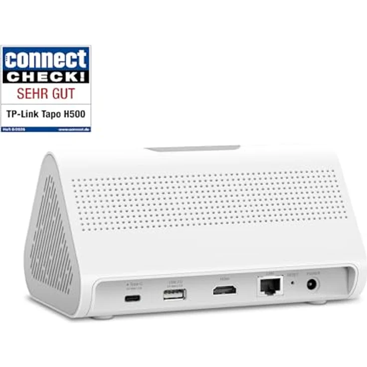 Tapo H500 HomeBase, 16GB integriert, erweiterbar auf 16TB, unterstützt 16 Tapo-Kameras & 64 Sensoren, HDMI, 5GHz WLAN/Ethernet, integrierter Alarm, Matter-kompatibel – Bild 2