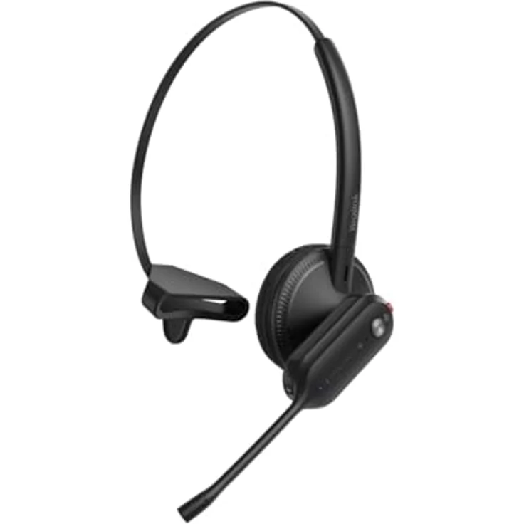Yealink WH63 E2, konvertierbares schnurloses Mono DECT-Headset, zertifiziert für Microsoft Teams, mit Basisstation, ausgezeichnete Audioqualität, Komfortable Trageoptionen – Bild 6
