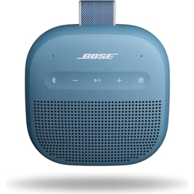 Bose SoundLink Micro Lautsprecher (2. Gen.), tragbarer Bluetooth-Lautsprecher, wasserdicht, staubdicht, bis zu 12 Stunden Akkulaufzeit, Blue Dusk – Bild 1