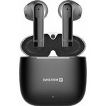 Swissten ALUPODS PRO TWS, Bluetooth Stereo Kopfhörer mit Mikrofon, kabellos, Schwarz, Frequenzbereich 20-20.000 Hz