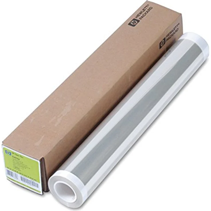 HP C3876A, Kopierpapier Plotterpapier 24" Rolle, 174 g/m², klare Transparentfolie für hochwertige Drucke – Bild 1