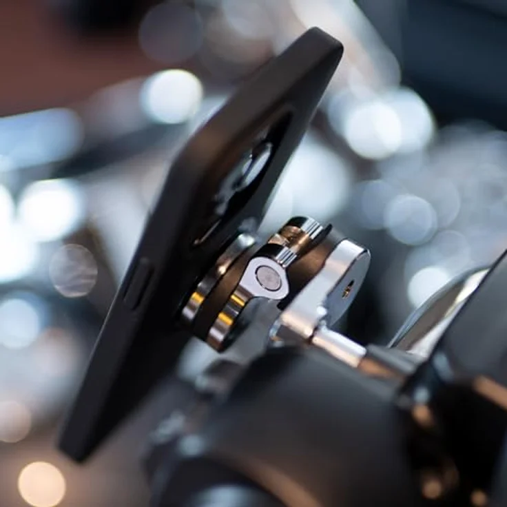 SP Connect Clutch Mount Pro, Motorrad Smartphone Halterung mit schwenkbarem Kopf aus Flugzeug-Aluminium – Bild 9