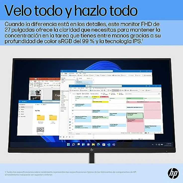 HP E27 G5 Full HD Monitor - IPS, H√∂henverstellung, Pivot, USB – Bild 5