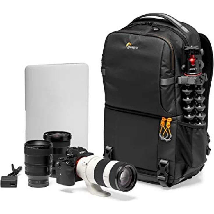 Lowepro Fastpack BP 250 AW III Kamerarucksack - Kameratasche - Fotorucksack für spiegellose und DSLR-Kameras wie Nikon D850, 300D, mit Zugang per QuickDoor, Fach für 13-Zoll-Laptop, Ripstop, Schwarz – Bild 13