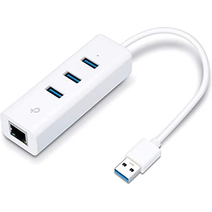 TP-Link UE330 USB-3.0-Port-Hub und Gigabit-Adapter, 2-in-1 USB Adapter (mit einklappbarem Kabel, für Apple Macbook Surface Pro XPS, Ultrabook, Chromebook, PC, Mac und weitere) – Bild 2