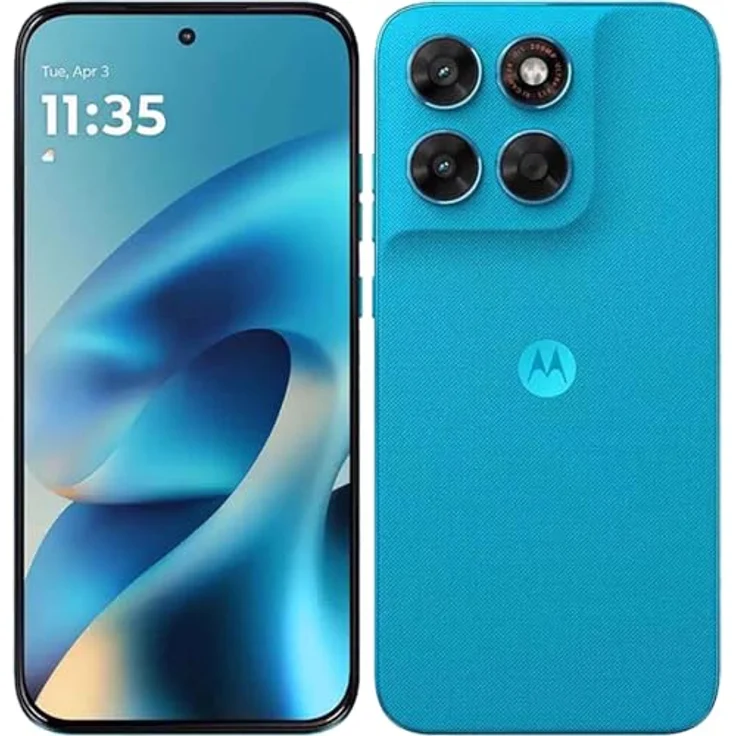 Motorola moto g87 5G, 256GB Smartphone mit 200 MP Kamera und 6,78 Zoll AMOLED-Display, Türkis – Bild 1