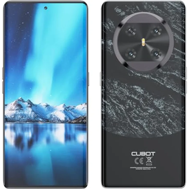 CUBOT X90 - Smartphone mit 6,6" FHD+ 120Hz Display, 16GB RAM, 256GB Speicher, 100MP Kamera, Schwarz – Bild 1