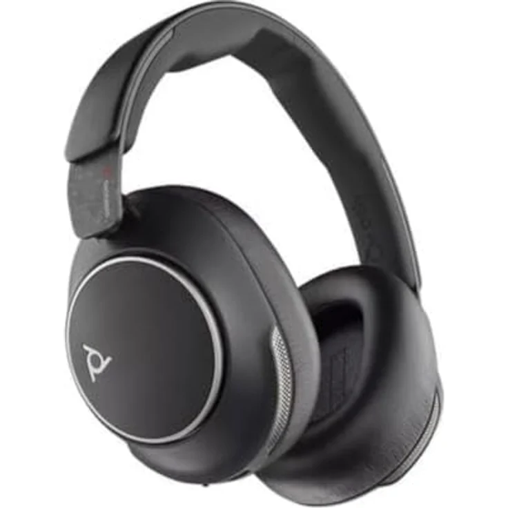 Plantronics VOYAGER SURROUND 80 UC Kopfhörer, THX Spatial Audio, reaktive Streaming-Beleuchtung, schwarz