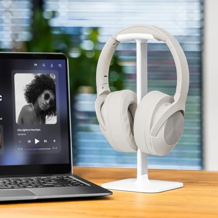 Kruger&Matz F2, kabellose Bluetooth-Kopfhörer, schwarz/grau – Bild 2