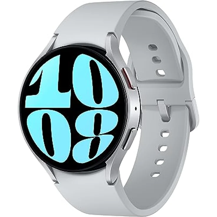 Samsung Galaxy Watch6, Bluetooth, 44 mm, Silber – Bild 1
