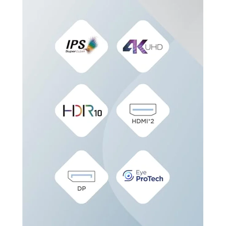 ViewSonic VA2708-4K-HD 27 Zoll 4K UHD Monitor mit HDR 10, Dual HDMI und DisplayPort, SuperClear IPS – Bild 2