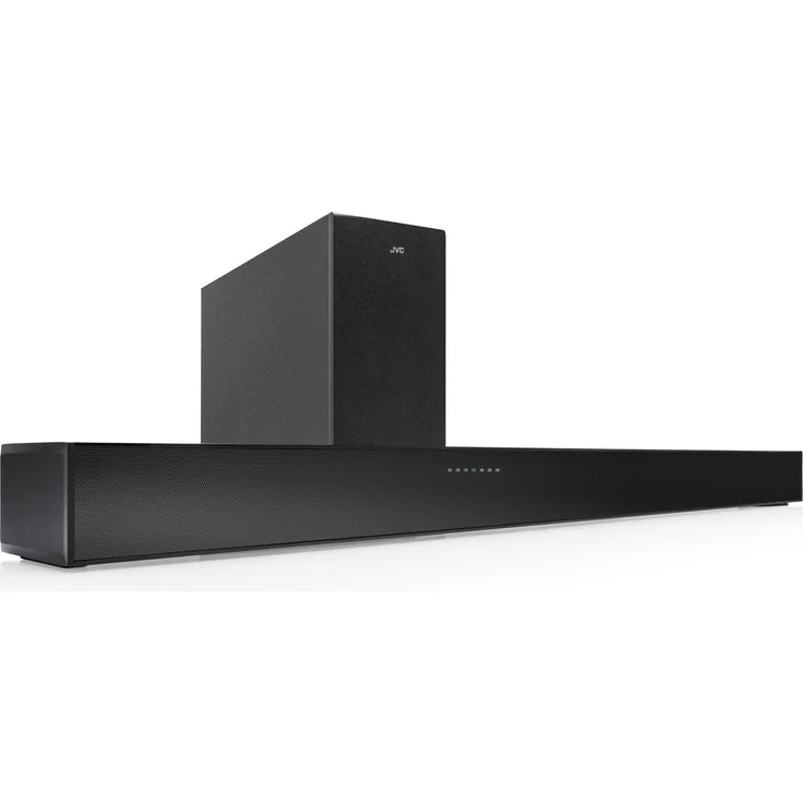 JVC JVCTH-E434B 2.1 Soundbar mit kabellosem Subwoofer (200 W, HDMI CEC, USB-Anschluss), Schwarz