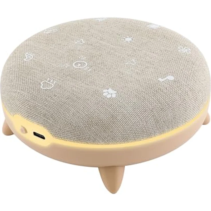 Terraillon Zen Box Kid Soundbox, Einschlafhilfe mit 7 beruhigenden Klängen, 8 Lichtstimmungen & Bluetooth – Bild 1