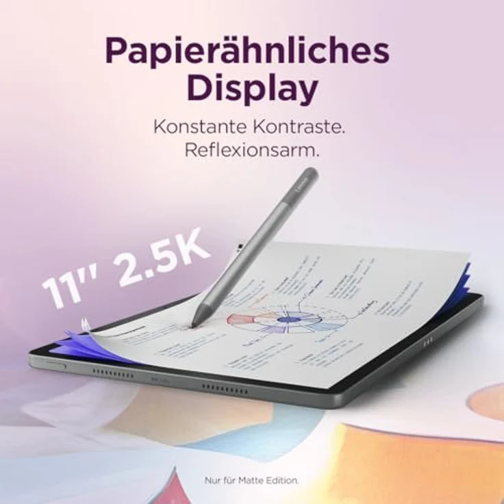 Lenovo Idea Tab 11" Tablet, 2.5K Display, MediaTek Dimensity 6300, 8 GB RAM, 128 GB Speicher, Wi-Fi 5, Bluetooth 5.2, 7040 mAh Akku – Bild 8