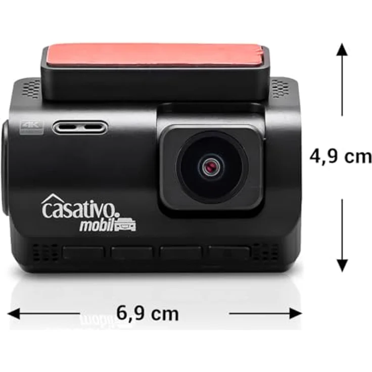 Casativo Dashcam 4K-UHD KFZ mit GPS, Nachtsicht in Farbe, Sony Farbsensor, G-Sensor, WDR, WLAN & App, Farbdisplay, 140° – Bild 8