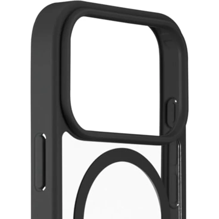 Hama Handyhülle „Frame Protect“ für iPhone 17 Pro und MagSafe, magnetisches Case mit Kantenschutz, Kameraschutz, Anti-Rutsch Oberfläche, durchsichtig/schwarz – Bild 4
