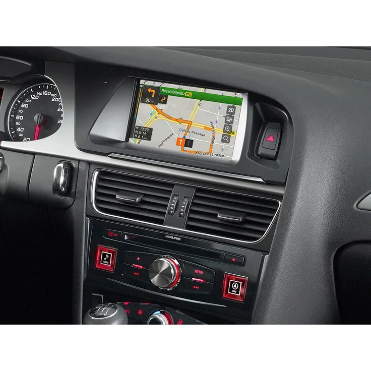 Alpine X703D-A4, 7-Zoll Premium-Infotainment-System für Audi A4, mit Navigationssystem, Apple CarPlay und Android Auto Unterstützung
