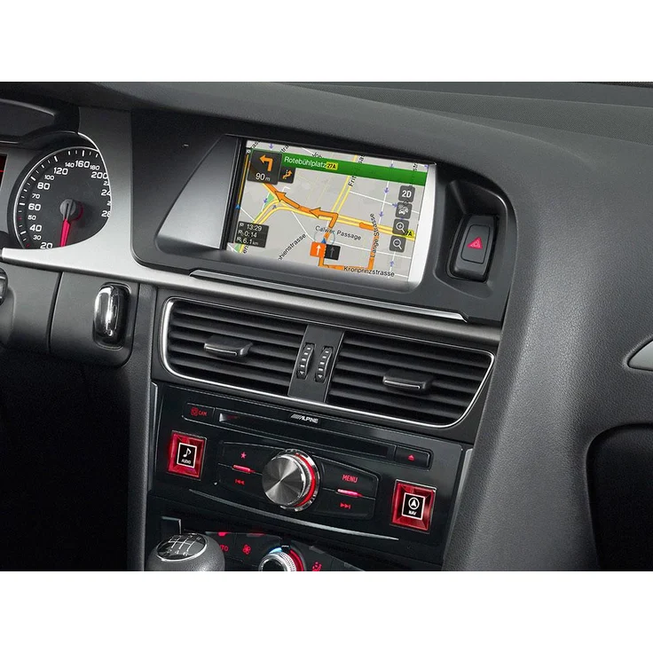 Alpine X703D-A4, 7-Zoll Premium-Infotainment-System für Audi A4, mit Navigationssystem, Apple CarPlay und Android Auto Unterstützung
