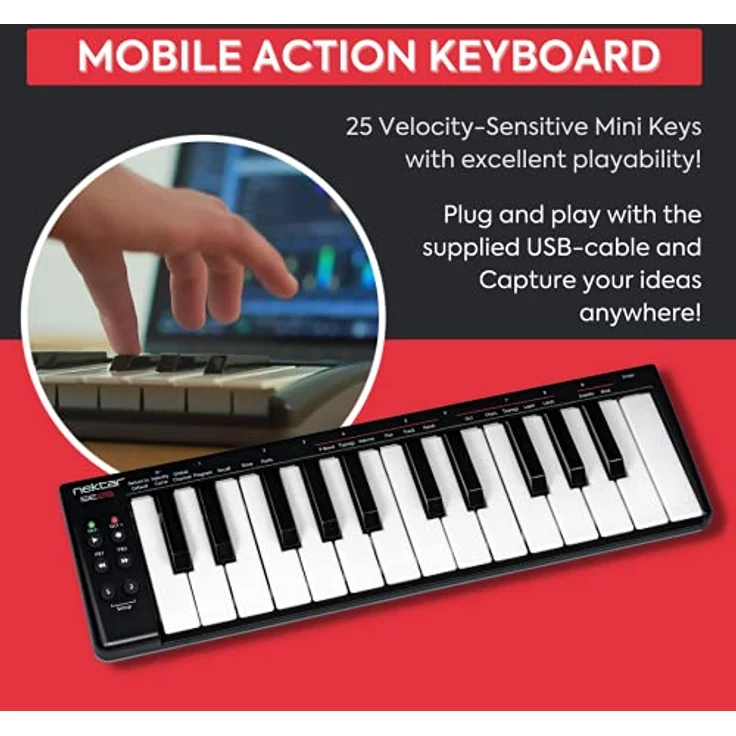 Nektar SE25 Mini-Keys USB MIDI Controller Keyboard with Nektar DAW Integration – Bild 6