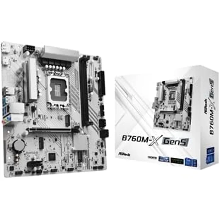 ASRock B760M-X GEN5 Mainboard, LGA1700, DDR5, PCIe 5.0, mATX