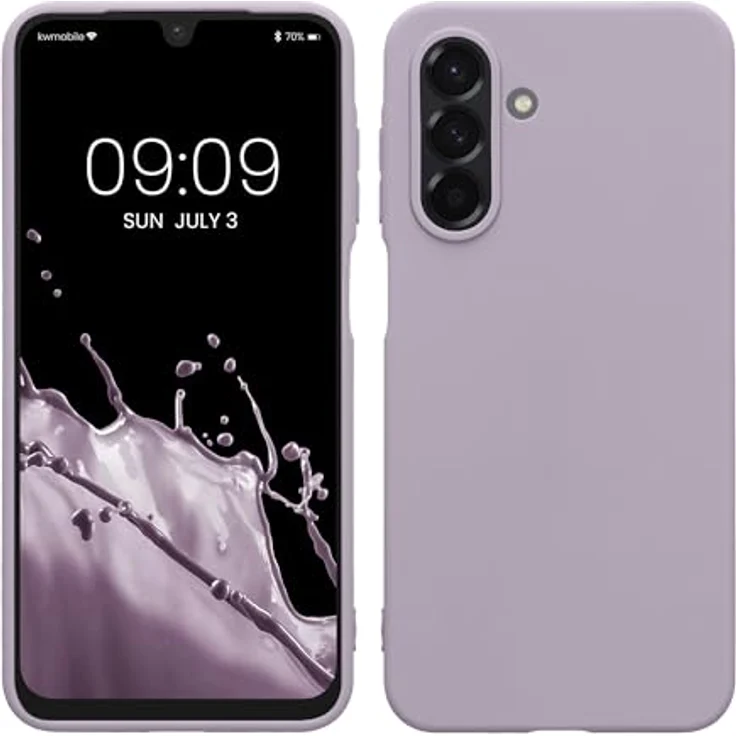 kwmobile Hülle für Samsung Galaxy A26 5G - weiches TPU Silikon Case in Lavendel, geeignet für kabelloses Laden – Bild 1