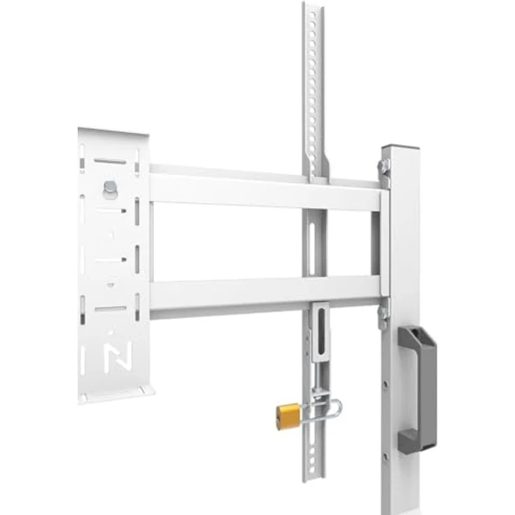 Neomounts FL50-525WH1 TV-Rollwagen, Höhenverstellbar für 55-86" Bildschirme, Weiß, Tragfähigkeit 76 kg – Bild 5