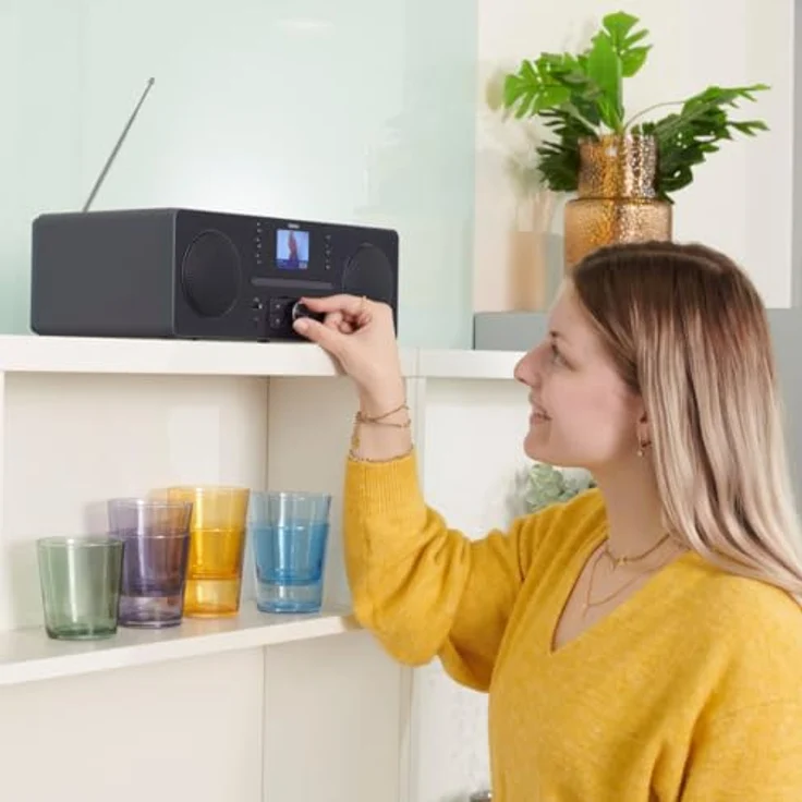 Hama DR1560CBT DAB+/FM/CD/Bluetooth RX schwarz (FM, DAB+, DAB, Bluetooth), Radio, Schwarz – Bild 5